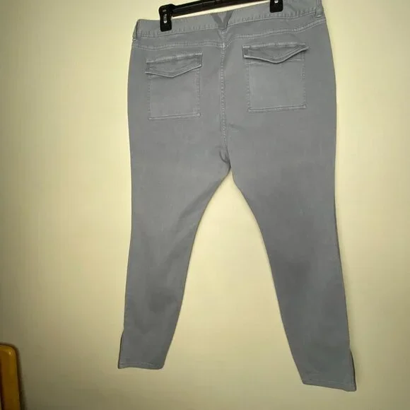 Vineyard Vines Pants Women's Size 16, gray/khaki Skinny Fit Leg - Picture 10 of 15